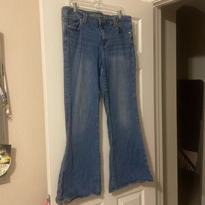 American Eagle next level stretch flare legged jeans